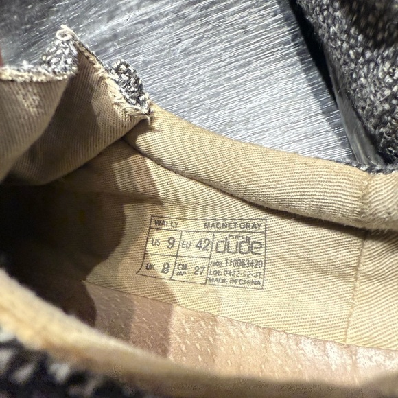 Hey Dude Men's Speckled Gray Slip-On Loafers size 9 - Picture 8 of 10